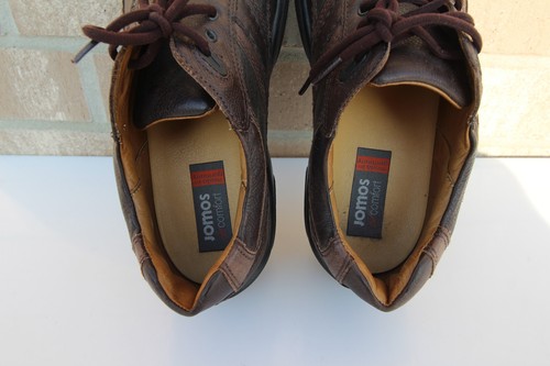 JOMOS Air Comfort Herren Sneaker Freizeit Schuhe Gr. 46 Leder Braun - Bild 9 von 13