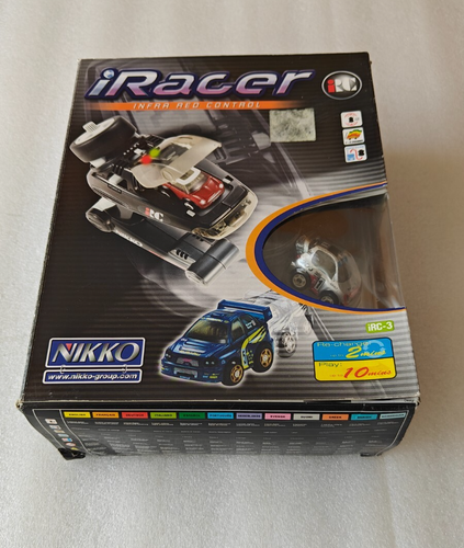 VINTAGE NIKKO INFRARED CONTROL IRACER MICRO Peugeot 206 RC CAR RDC-700255A New - Picture 2 of 13