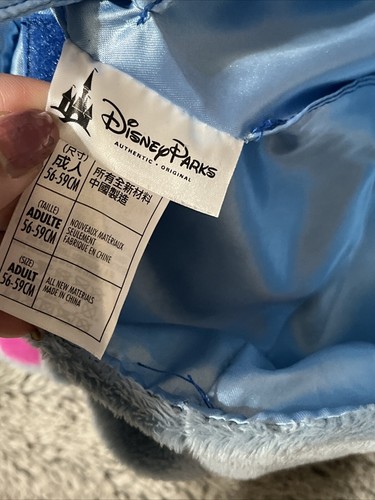 Disney Parks Stitch Character Head Plush Hat Adult Size Adjustable Cap - Picture 7 of 8