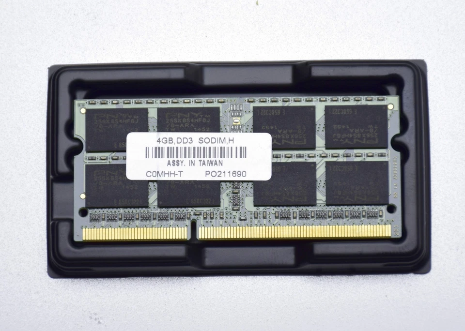 PNY 4GB DDR3 RAM Laptop/iMac Memory SO-DIMM 204pin PC3-10600S C0MHH-T - Image 2 of 4