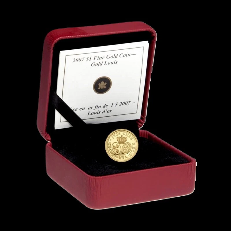 2007 $1 Canada 1/25 Ounce GOLD Coin - Louis - Picture 3 of 3