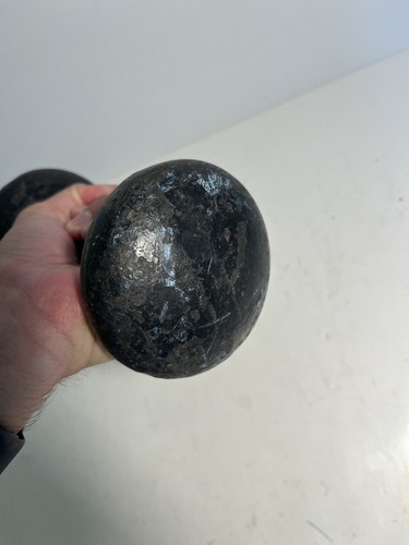 Vintage Weider Dumbbell 10 Lb Pound Bun Style Weight Fitness Bodybuilding - Picture 8 of 9