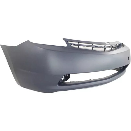 Front Bumper Cover Fascia & Fog Lights Set of 2 For 2004-2009 Toyota Prius - Picture 5 of 12