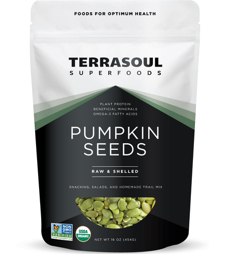 Organic Pumpkin Seeds, 16Oz - Raw, Unsalted, Superfood for Snacking & Salad Boos - Picture 12 of 12