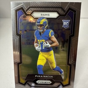 2023 Panini Prizm PUKA NACUA Rookie Silver Los Angeles Rams RC #357