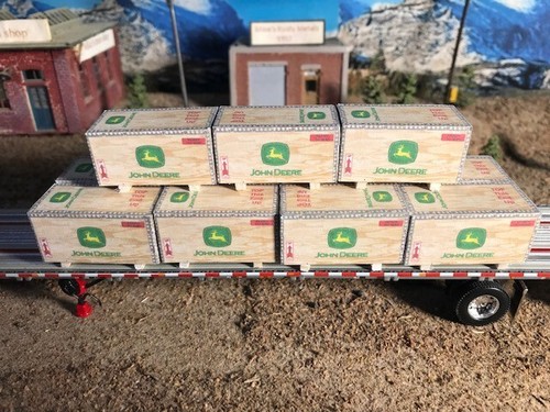 1/64 scale trailer load set of 11 TRUCK LOAD OF FUN John Deere ertl, dcp, semi - Picture 3 of 3