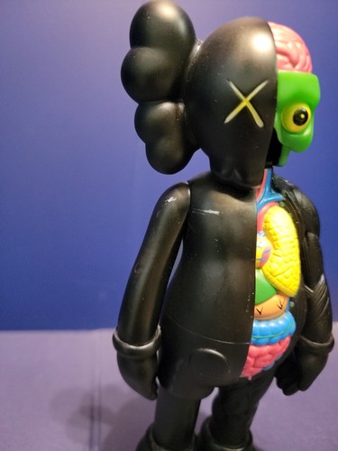 2016 Medicom Kaws Flayed Companion Black Open Edition No Box see pictures - Picture 2 of 13