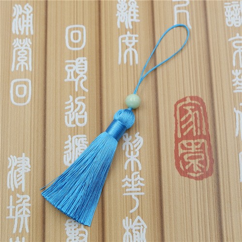 Wholesale 8cm Jade Bead Tassel Trim Craft Jewelry Making DIY Pendant 28 Colors - Picture 24 of 33
