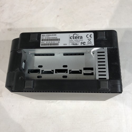 Ctera C200 CT-C200-2 Cloud Ethernet LAN NAS Desktop Storage 2x Bay No Power - Picture 4 of 4