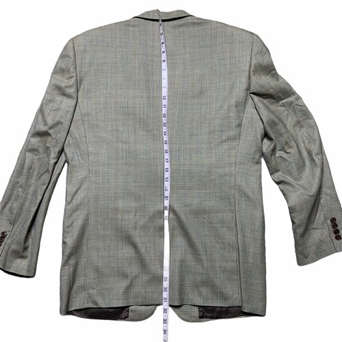 Brooks Brothers Golden Fleece Windowpane Brown Blazer Loro Piana Mens Size 42R - Picture 11 of 11