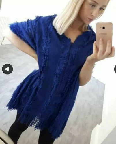 Poncho Jersey Tejido Cubre Talla Única 8-18 Negro Marrón Azul Rojo Crema Nuevo - Imagen 6 de 14