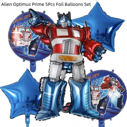 Transformers Disposable Paper Tableware Birthday Party Decoration Balloons Decor - Picture 27 of 30