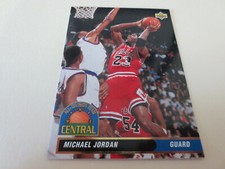 1992-93 Upper Deck All Division Team Central Michael Jordan AD9 Bulls Last Dance