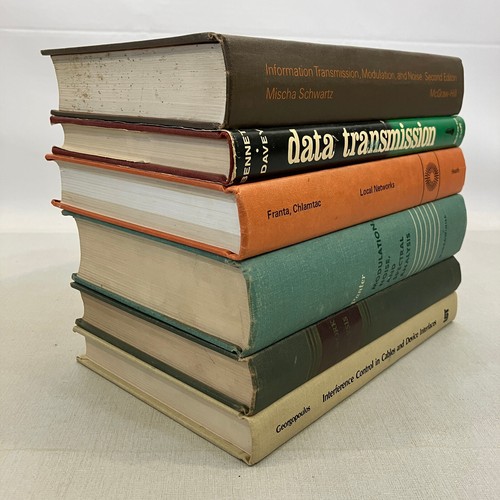 Vintage Science and Mathematics Books on Data Transmission Topics 6 Book Lot HC - Picture 8 of 8