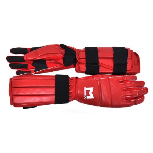 New Adjustable Sparring Practice Protective Fight Gloves Kendo Kumdo MMA Red - Picture 6 of 6