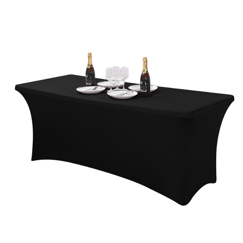 4/6/8FT Rectangle Stretch Spandex Tablecloths Markets Wedding Party Table Cloth - Picture 15 of 21