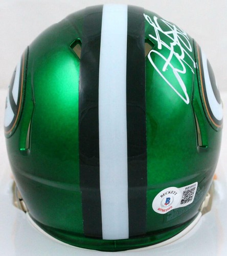 Antonio Freeman Autographed GB Packers Flash Speed Mini Helmet-Beckett W Holo - Picture 3 of 10