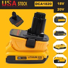 Battery Adapter Converter For DE WALT DCA1820 18Volt to 20V Max Lit-ion Tool