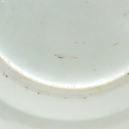 Antico piatto cinese in porcellana da esportazione rosa mandarino - Foto 8 di 9