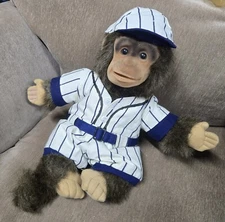 Hosung Monkey Baseball Hand Puppet 14"