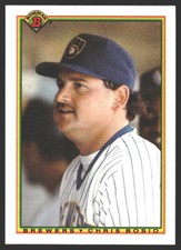 Chris Bosio #389 1990 Bowman Milwaukee Brewers