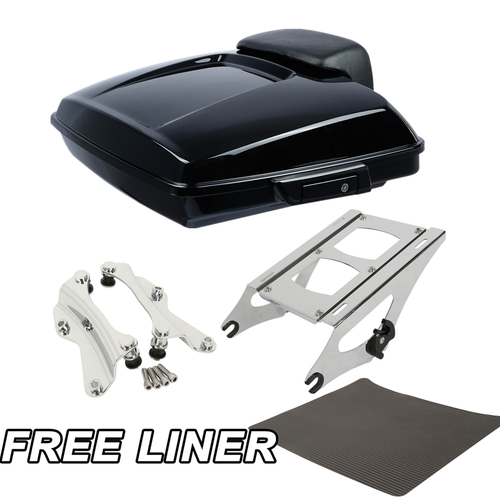 Razor Pack Trunk Rack Docking Pad Fit For Harley Tour Pak Electra Glide 2014-Up