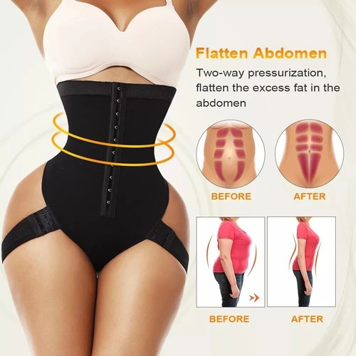 Women Butt Lifter Pants Shapewear Body Shaper Belly Trainer with Butt Lift Slim - Picture 7 of 14