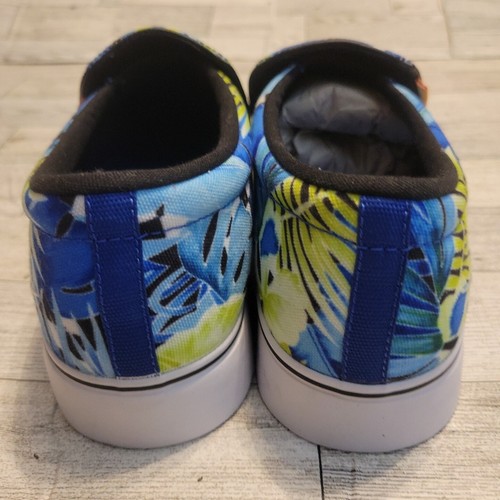 NEW Nike Court Rayale AC Print Womens 10 Blue Canvas Slip-On Shoes Sneakers - Picture 7 of 13