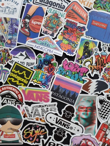 Posten 1190: 10 x zufällige Outdoor/Mode Marke Aufkleber Abziehbilder Dope - Bild 7 von 10