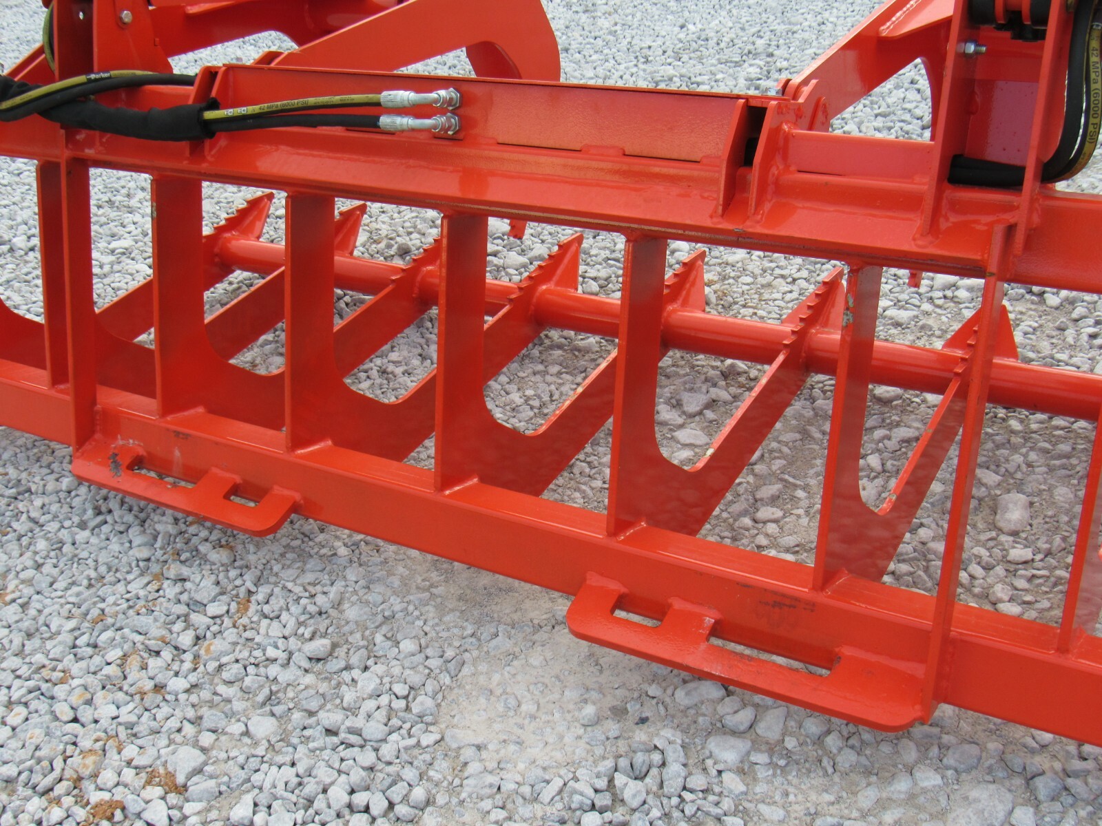 72" Dual Cylinder Root Grapple Bucket Attachment Fits Kubota Kioti