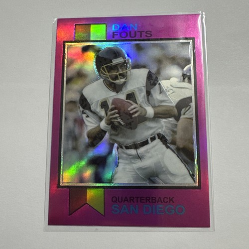 2024 Topps Composite Pink Refractor Dan Fouts Chargers 1973-23 - Picture 2 of 2