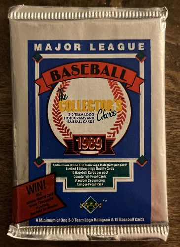 1989 Upper Deck Baseball Low Series Sealed Pack-KEN GRIFFEY JR/RANDY JOHNSON RC?