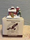 Vtg 1989 Barn with Silo Building Figurine American Rustic RSVP Int. Winter Scene