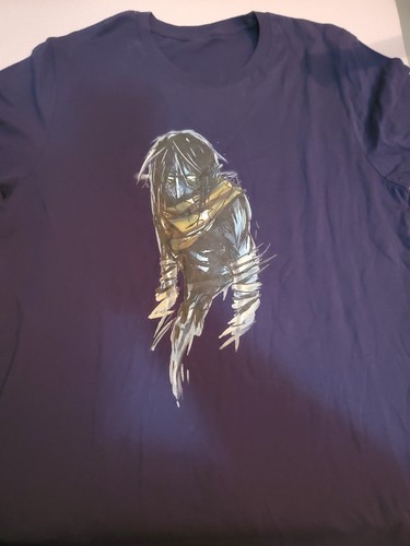 Vintage 90s Legacy Of Kain Raziel T-Shirt XL Blue - Sony PlayStation Soul Reaver - Foto 2 di 3