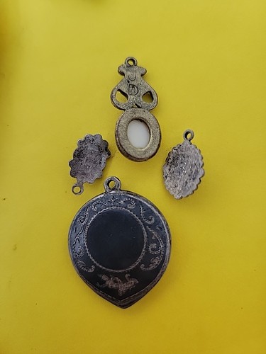 Vintage Lot Steampunk Craft Materials Skeleton Key Watch Pendant Silverware - Picture 5 of 12
