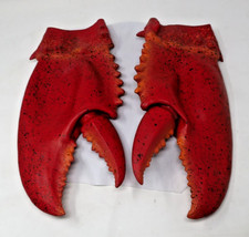 Accoutrements Lobster-Crab Claw Gloves Red Halloween Costume Cosplay Props GUC