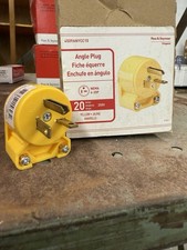 2 PACK - NEMA 6-20P 20A 250V 3W Male Straight Blade Industrial Electrical Plug