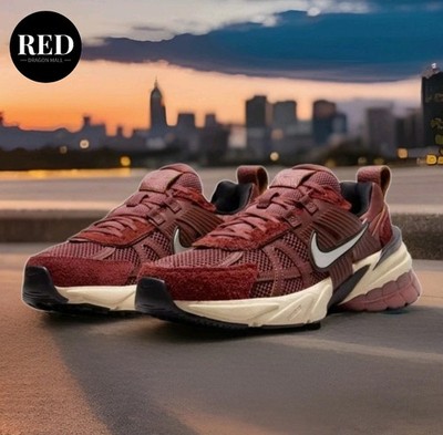 Nike V2K Red Sepia Dark Pony Black Shoes FN6703-201 Women's 15.5 / Men's 14