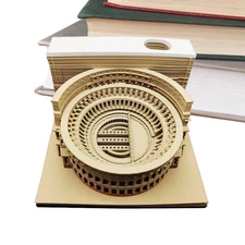 2026 3D Calendar Tear Away Carving Time Piece Notepad-shaped Design