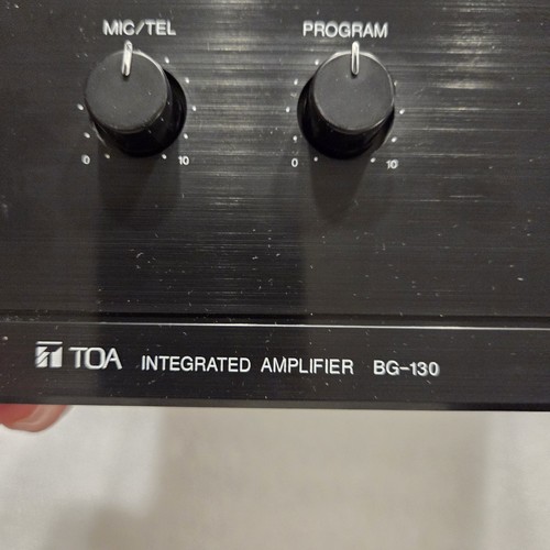 TOA BG-130 Integrated Amplifier 30W 3-Channel Mixer/Amp - Picture 11 of 11
