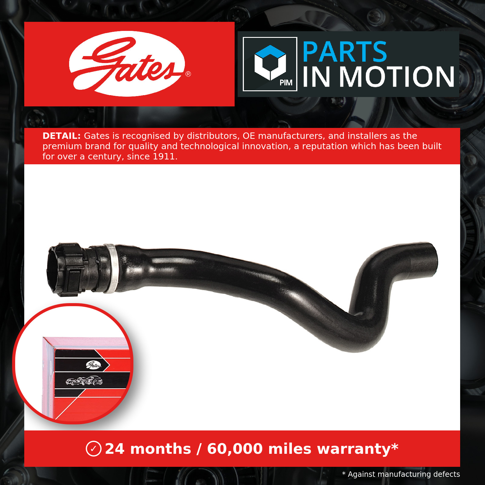 2x ✅Fits GATES GAT02-1932 Heater Hose GAT02-1932 Cooling system rubb ⭐UK Seller⭐ - Image 11