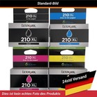 Lexmark 210XL Ink CMYK Pack of 4
