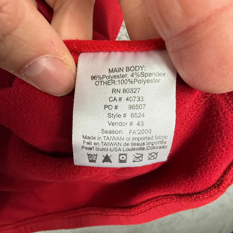 Chaqueta Jersey Ciclismo Pearl Izumi Elite Series Roja Cremallera Completa Para Hombre X-Grande Foto 4 de 4