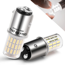 DC12-24V 1157 Led Brake Light Bulb, BAY15D 7528 2057 2357 3 Watt Super Bright 60