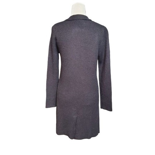 Active USA Longline Open-Front Cardigan Gr. M schwarz Zweireiher Pullover - Bild 6 von 10