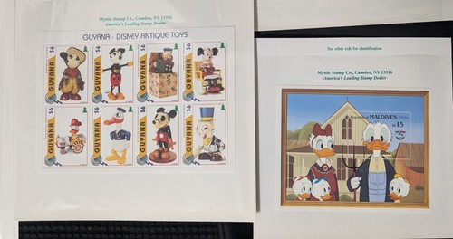 Mystic International Disney Stamp Collection With Brand New Album - Picture 9 of 14