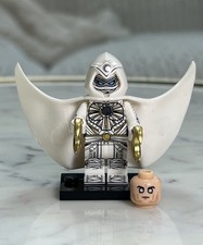 Lego Moon Knight Custom Printed Minifigure Marvel Comics Hard Cape