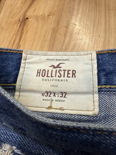 Hollister Slim Straight Distressed Men’s Jeans 32X32 - Picture 2 of 10