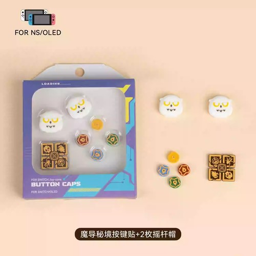 Purple Demon Thumb Stick Grip Cap Joystick Cover For Nintendo Switch NS Oled - Picture 22 of 34