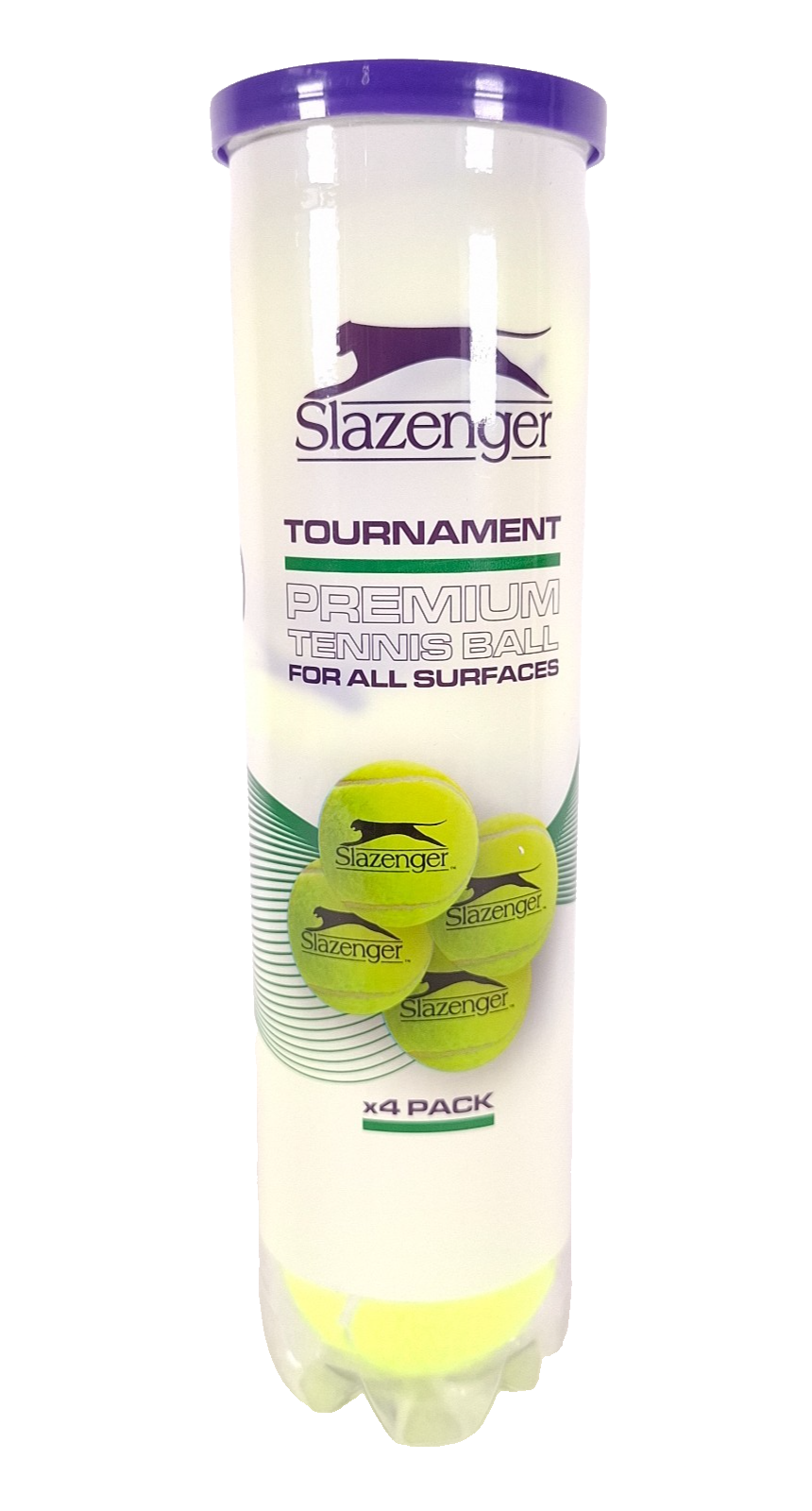Slazenger Tennis Balls Tournament Competitive Tennis Balls 4 Pack - Brand New